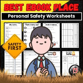 Preview of Personal Safety Hygiene Worksheets for Kids