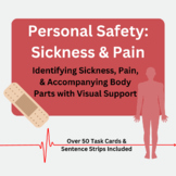 Personal Safety: Sickness & Pain - Body Parts - ASD - AAC 