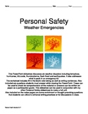 Personal Safety: Weather Emergencies and Natural Disasters