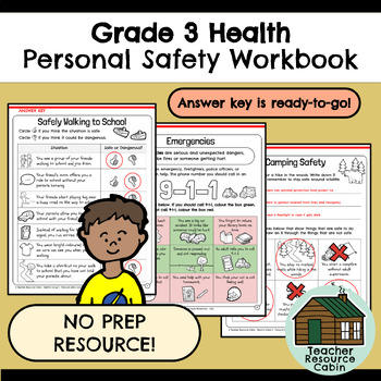 personal safety and injury prevention workbook grade 3 new 2019 ontario health