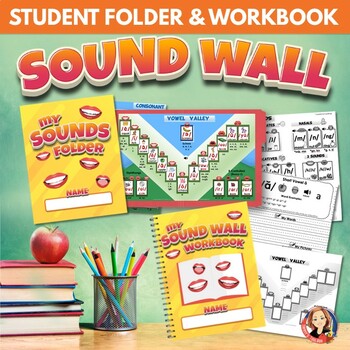 Preview of Personal Sound Wall Folder and Workbook Aligned with the Science of Reading