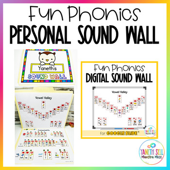 Preview of Personal and Digital Sound Wall Science of Reading | Fun Phonics