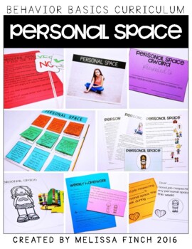 Preview of Personal Space-  Behavior Basics Program for Special Education