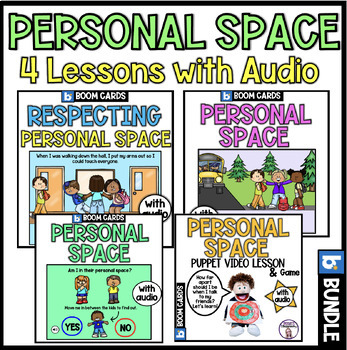 Preview of Personal Space | Boom Cards | Social Emotional Learning & Social Skills | SEL