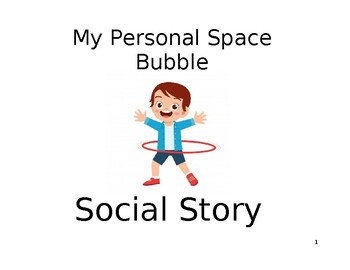 Preview of Personal Space Bubble Social Story