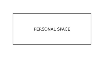 Preview of Personal Space Flashcards