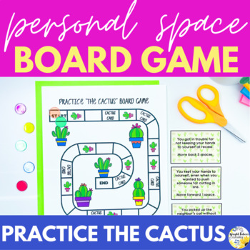 Preview of Personal Space, Boundaries Game, & Appropriate Behavior - School Counseling Game