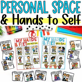 Preview of Personal Space, Hands to Self, Safe Body Lesson, Counseling SEL