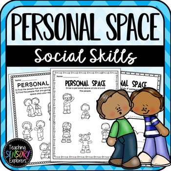 Preview of Personal Space: Social Skills Worksheets, Activities + Social Narrative
