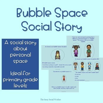 Preview of Personal Space Social Story