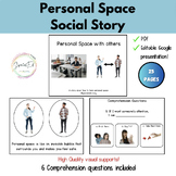 Personal Space Hands to Self Editable Social Story - SEL -