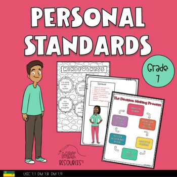 Preview of Personal Standards Saskatchewan Grade 7 Health Unit