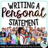 Personal Statement Writing: Lesson, Handouts, Prompts, Rubrics