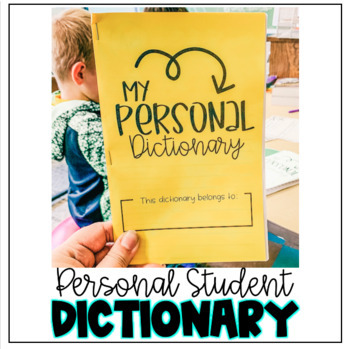 Preview of Personal Student Dictionary