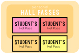 Personal Student Hall Passes