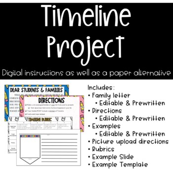 Preview of Personal Timeline Project