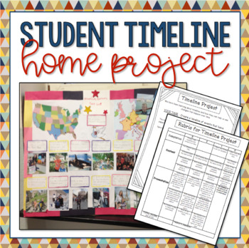Preview of Personal Timeline Project Handout and Rubric *NOW WITH EDITABLE OPTION!