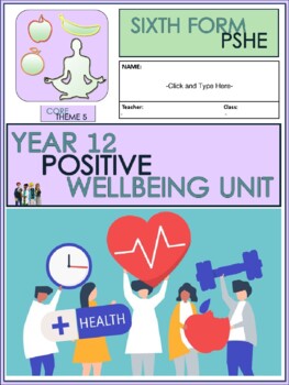 Preview of Personal Wellbeing Work Booklet