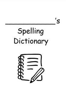 Preview of Personal Spelling Dictionary - Intermediate