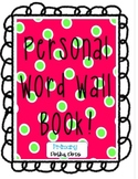 Personal Word Wall Book!