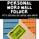 2nd Grade Fry Sight Word List Personal Word Wall Writing O