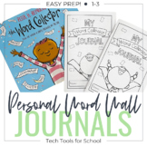 Personal Word Wall Journals