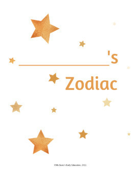Preview of Personal Zodiac Sign Packet