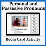 Personal and Possessive Pronoun Sentences He/His, She/Her,