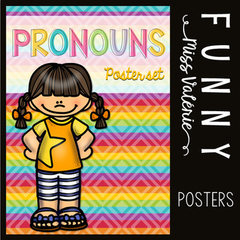 Preview of Personal Pronouns Poster Set
