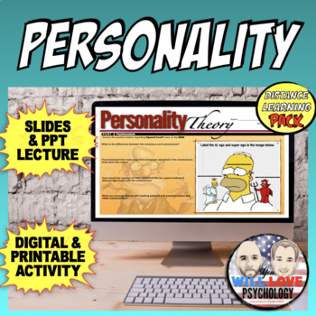 Preview of Personality | ID, Ego and Super Ego | Psychology | Digital Learning Pack