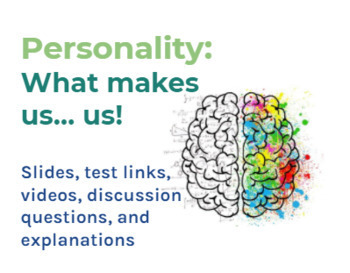 Preview of Personality (Psychology slides, test links, videos, discussion questions)