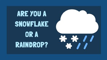 Preview of Personality Quiz: Are You a Snowflake or a Raindrop?