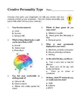 Quiz: What's your creative type?