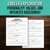 Personality, Values, and Interests Assessment for Career E