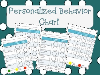Personalized Behavior Chart