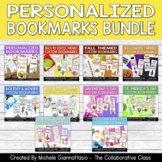 Personalized Holiday Bookmarks Bundle | Add Your Own Avata