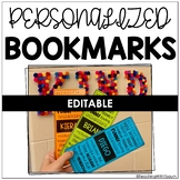Personalized Bookmarks (EDITABLE)