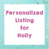 Personalized Bundle for Holly