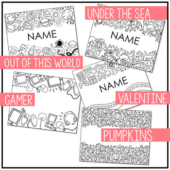 Personalized Valentine's Day Coloring Book