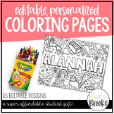 Personalized Coloring Pages | GROWING RESOURCE!