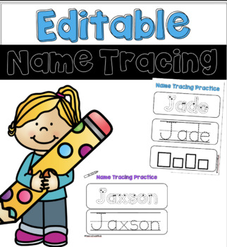 name tracing editable teaching resources teachers pay teachers