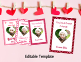 Personalized Kids Valentine's Day Cards, Photo Card, Canva