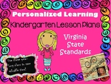 Personalized Learning Kindergarten Lesson Plans Virginia S