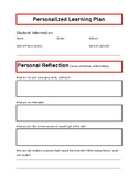 Personalized Learning Plan template