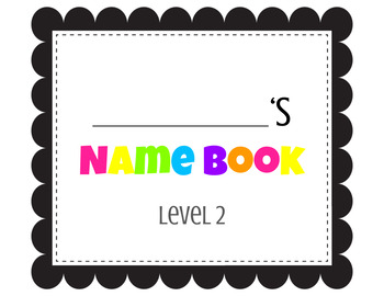 Personalized Name Book (Level 2) by Heather Christner | TpT