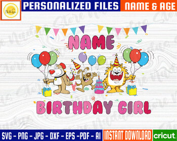 Cute Squishmallow Birthday Gift SVG Graphic Design File