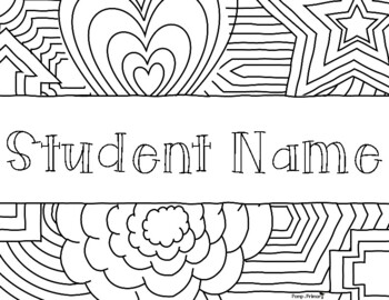 Personalized Kids Coloring Book, Custom Name Coloring Book for