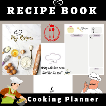 Personalized Recipe Binder, Custom Recipe Book , Cooking Book