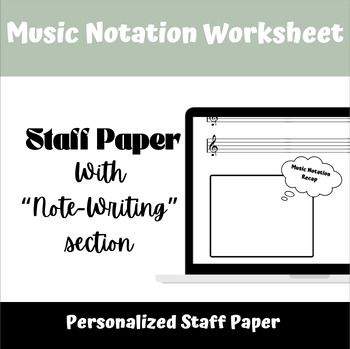 Preview of Personalized Sheet Music for Secondary Students