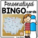 Personalized Sight Word BINGO cards - EDITABLE!